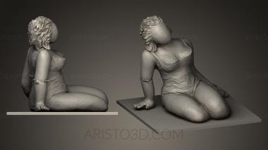 Figurines of girls (STKGL_0106) 3D model for CNC machine